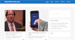 Desktop Screenshot of brianplowcha.com